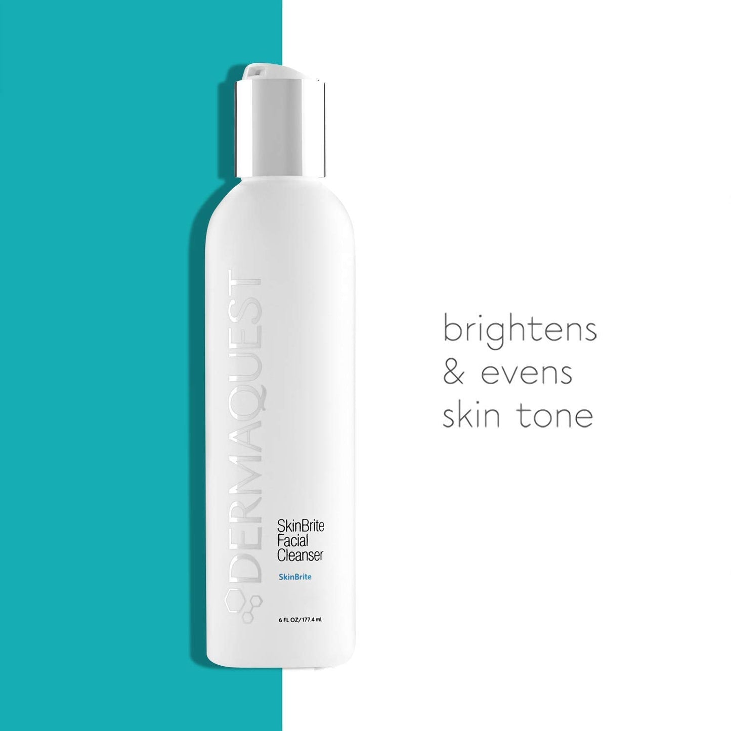 DermaQuest SkinBrite Facial Cleanser - Hydrating & Brightening Skin Cleanser - Balance Uneven Skin Tone and Hyperpigmentation (6 oz.) Beauty & Personal Care DermaQuest