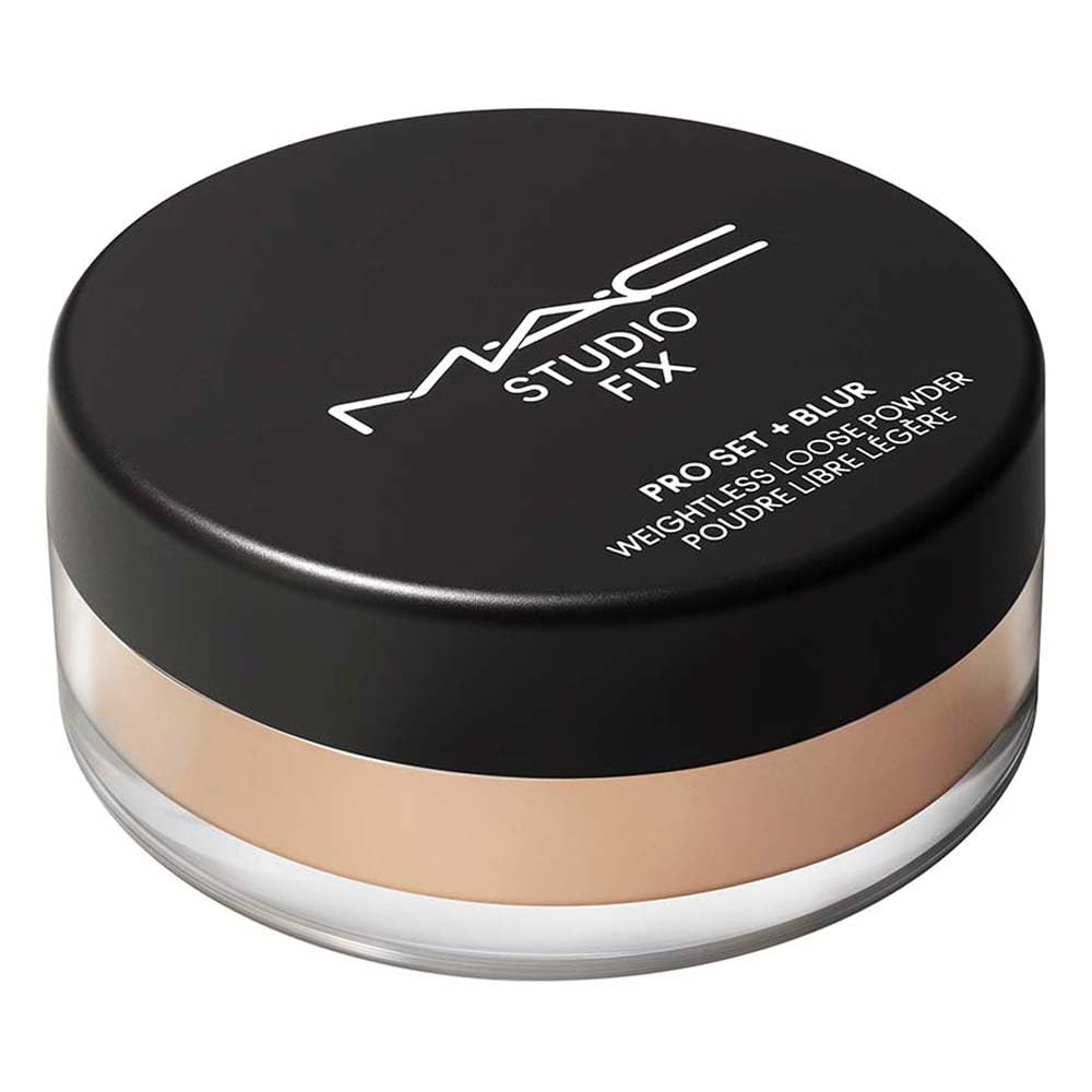 MAC Studio Fix Pro Set + Blur Weightless Loose Powder - Medium Deep (Tanned beige with golden undertone) - 0.22 oz / 6.5 g Beauty & Personal Care MAC