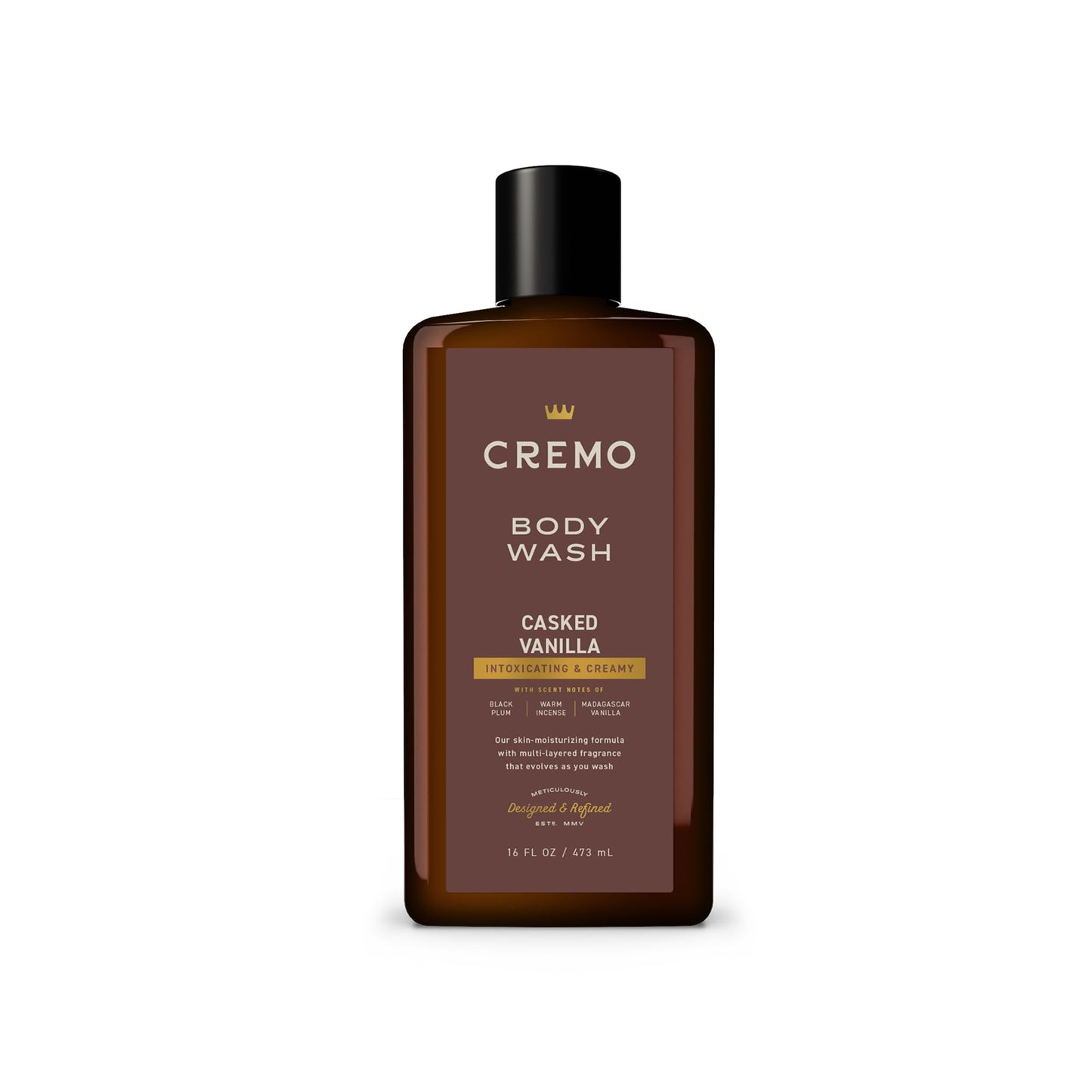 Cremo Body Wash for Men, Rich-Lathering Casked Vanilla, 16 Fl Oz Beauty & Personal Care Cremo