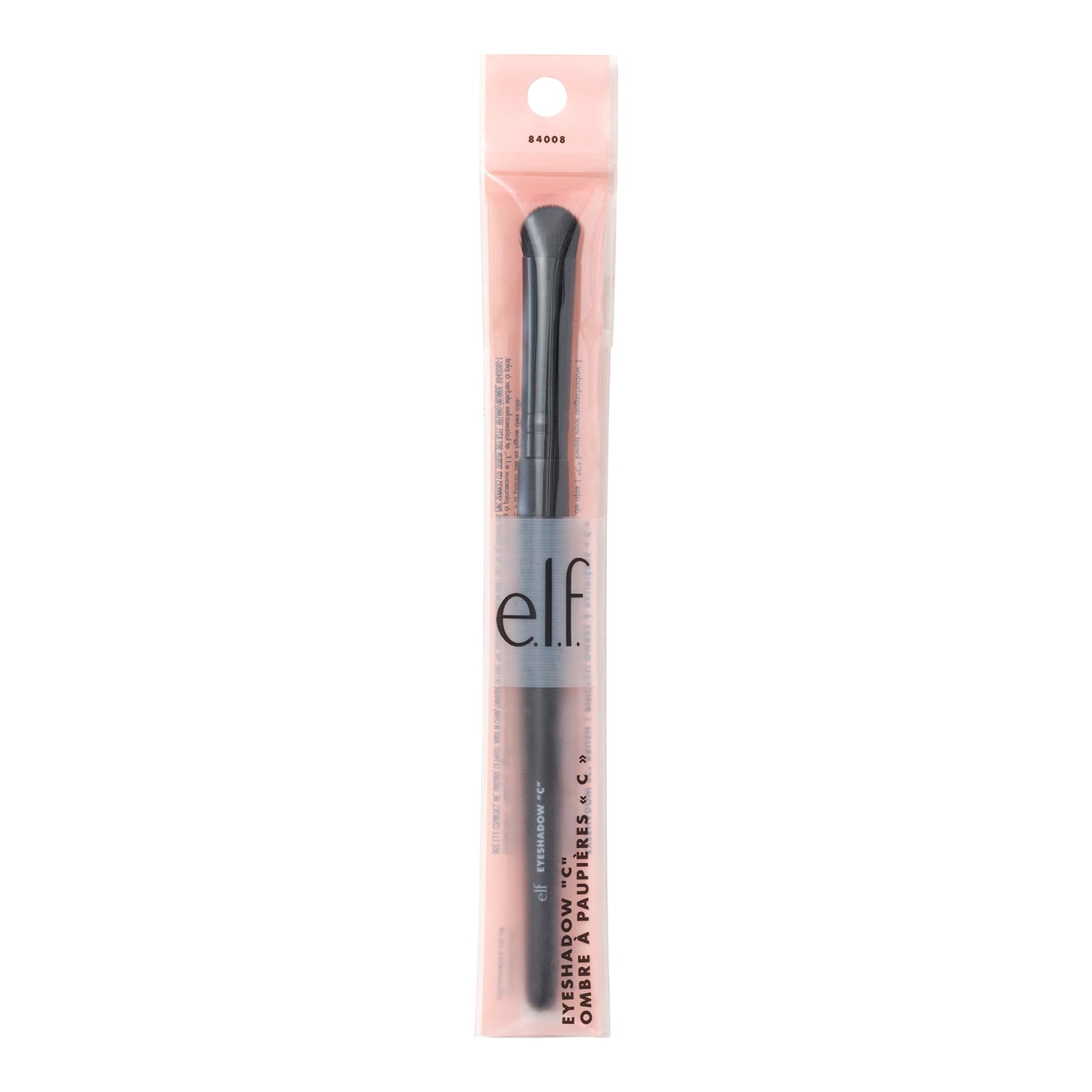 e.l.f. Eyeshadow "C" Brush, Curved Eyeshadow Brush For Blending & Diffusing, Helps Create The Perfect Smoky Eye, Vegan Beauty & Personal Care e.l.f. Cosmetics