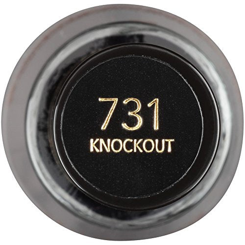 Revlon Nail Enamel, Chip Resistant Nail Polish, Glossy Shine Finish, in Black/Grey, 731 Knockout, 0.5 oz Beauty & Personal Care REVLON