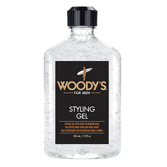 Woody's Styling Gel for Men - Alcohol-Free Men's Hair Gel with Light to Medium Hold, No Crunch, Touchable Finish, 12 fl oz Beauty & Personal Care Woody's