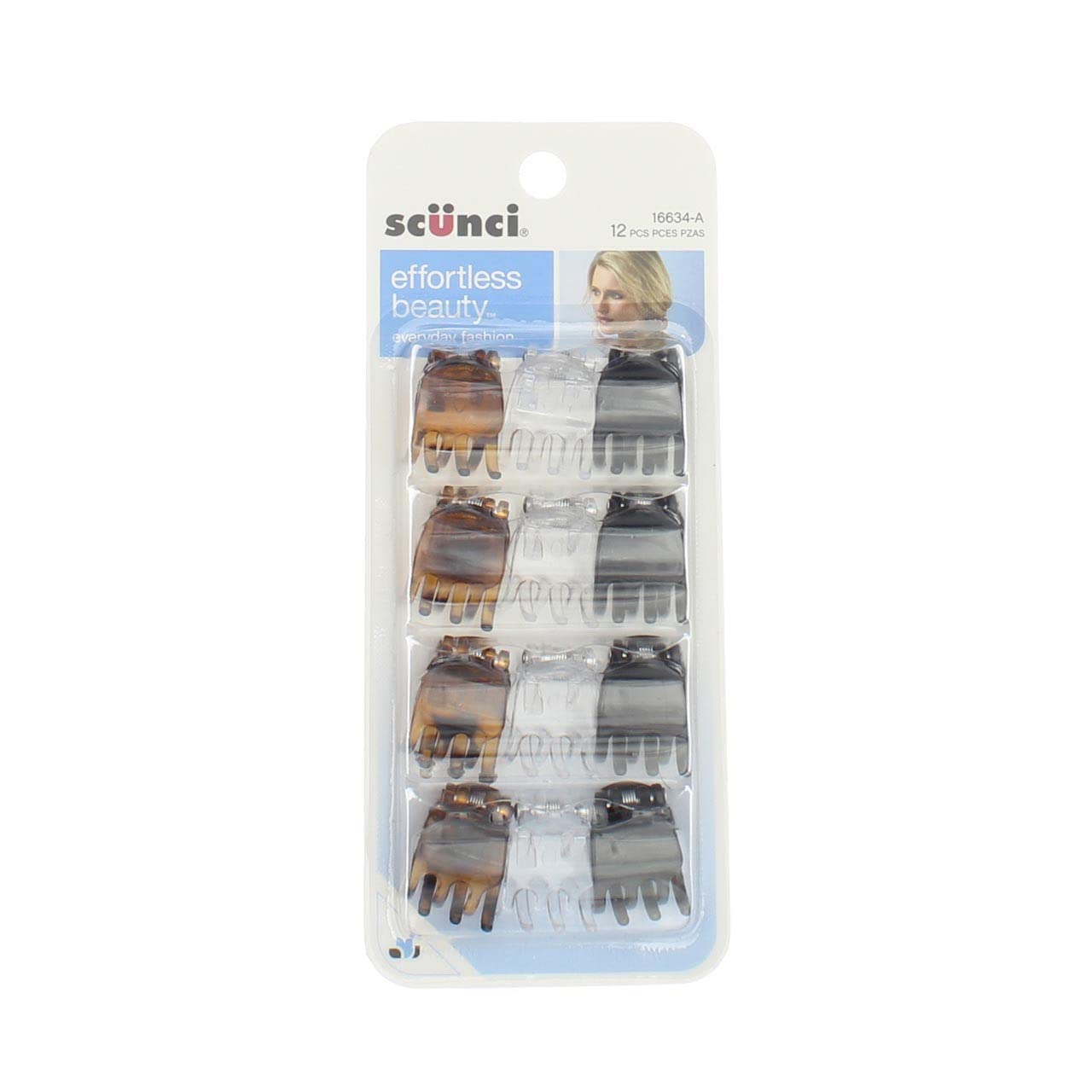 Scnc Jaw Clips Chky Size 12pc Scnc Jaw Clips Chky 12pc Beauty & Personal Care BEVERLY JOHNSON