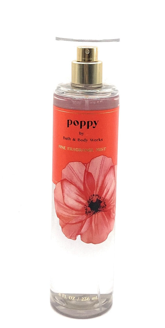 Bath and Body Works Poppy Fine Fragrance Mist 8 Fluid Ounce Body Spray (2023 Limited Edition) Beauty & Personal Care Bath & Body Works