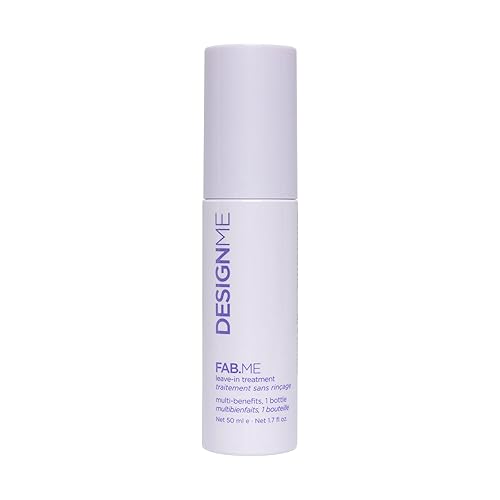 FAB.ME Leave-In Conditioner Spray by Design.Me - Adds Shine, Detangles, Frizz Control - UV & Heat Protection - Color Safe - Reduces Breakage & Blow Beauty & Personal Care Design.Me
