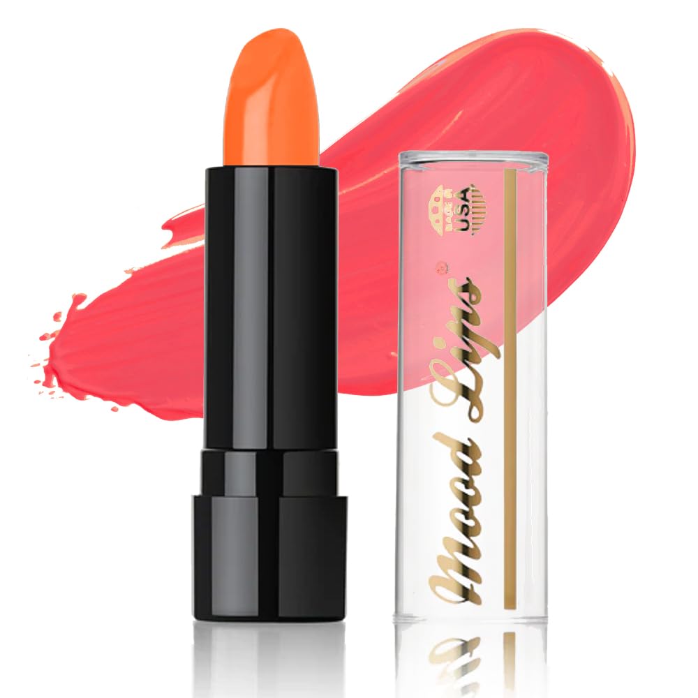 Mood Lips Color Changing Lipstick | Long Lasting Lip Stain Effect | 12 Hour Wear | Magic pH Tint | Aloe Vera Hydrating & Moisturizing | Made in USA | Beauty & Personal Care Mood Lips