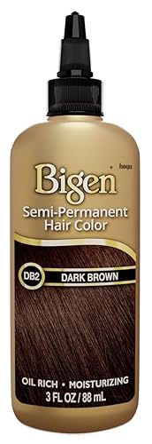 Bigen Semi-Permanent Haircolor #Db2 Dark Brown 3 Ounce (88ml) (2 Pack) Beauty & Personal Care Bigen