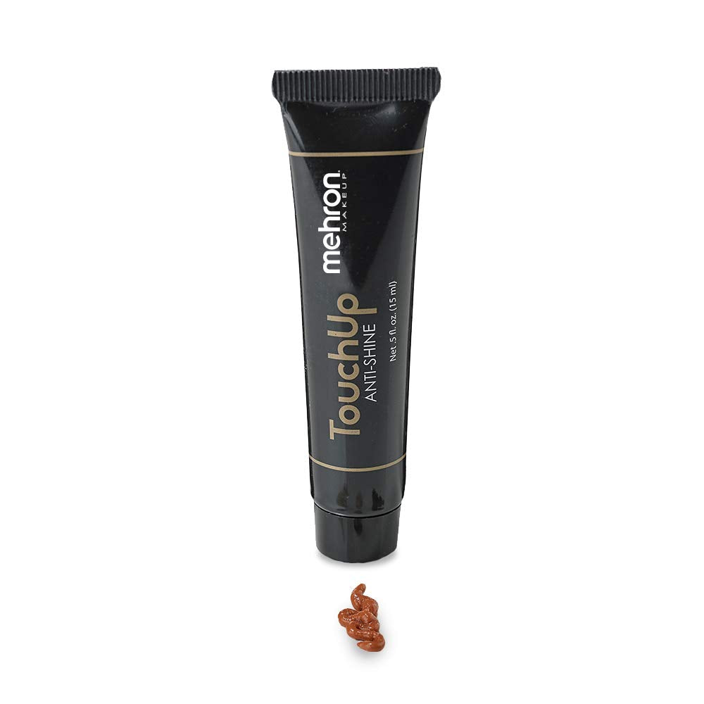 Mehron Makeup TouchUp Anti-Shine Gel | Matte Primer Face Makeup | Finishing and Primer Gel (Dark Tint) Beauty & Personal Care Mehron
