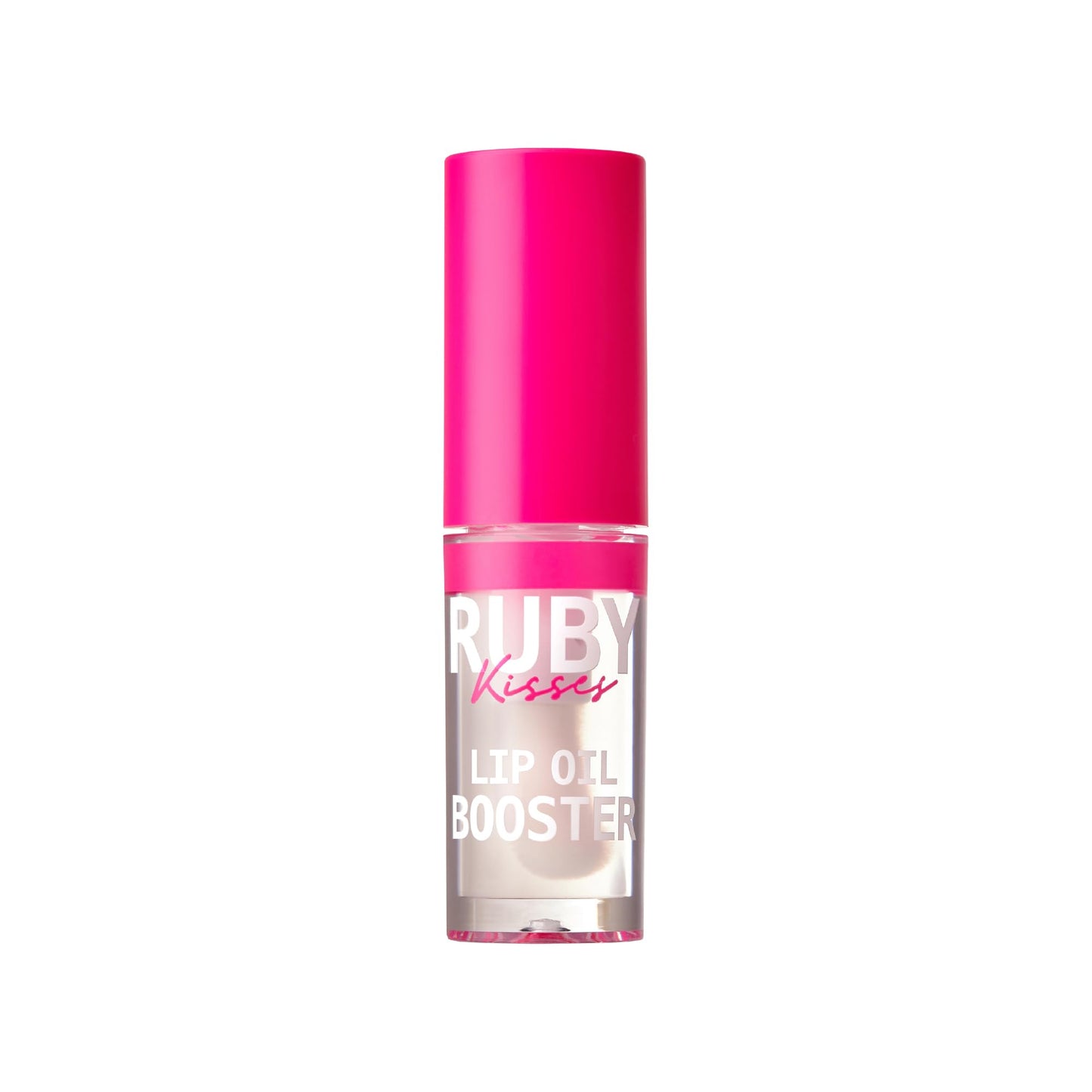 Ruby Kisses Lip Oil Booster, Hydrating Lip Gloss with Nourishing Natural Oil Blend, Jumbo Wand for Easy Application, Non-Sticky Formula (Clear) Beauty & Personal Care Ruby Kisses