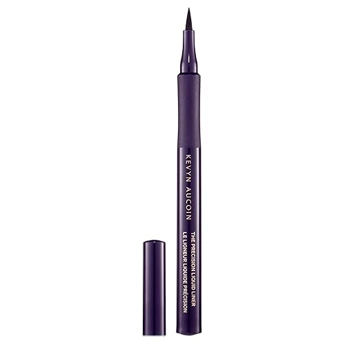 Kevyn Aucoin The Precision Liquid Liner, Black: Easy use with a glide-on felt tip eyeliner. Ultrafine precise applicator for sharp lines. Light… Beauty & Personal Care Kevyn Aucoin