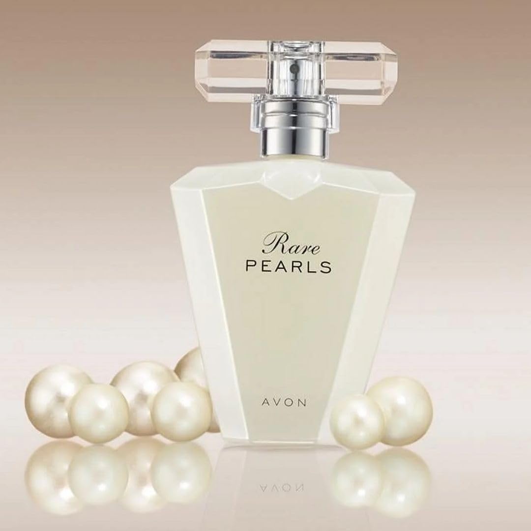 AVON Rare Pearls Eau De Parfum Spray for Women, 1.7 fl oz, Elegant Soft Floral Fragrance with Magnolia, White Pepper and Rosewood, Long Lasting Beauty & Personal Care AVON