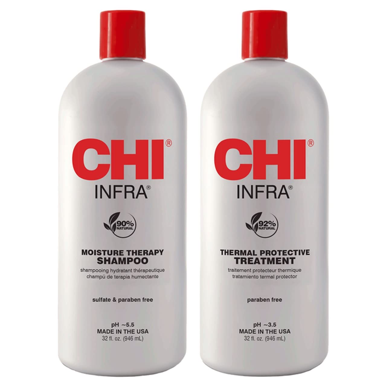 Infra Shampoo & Treatment 32oz Duo Set Beauty & Personal Care INFRA