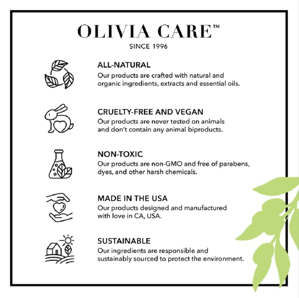 Olivia Care Liquid Hand Soap Verbena & Olive Oil. All Natural - Cleansing, Germ-Fighting, Moisturizing Hand Wash for Kitchen & Bathroom - Gentle, Mild Beauty & Personal Care Olivia Care