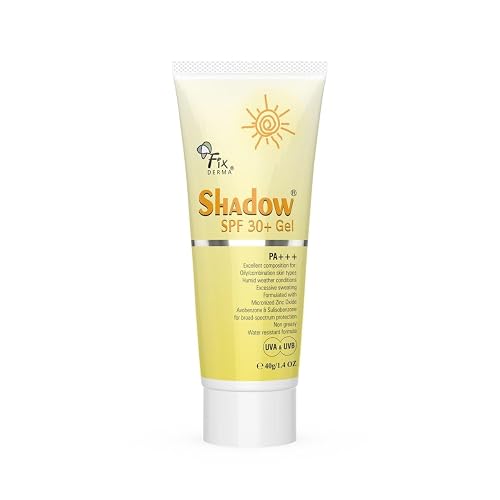 THRU Shadow Sunscreen SPF 30+ Gel Sunscreen For Oily Skin, Sun Screen Protector SPF 30 For Body & Face, Broad Spectrum For UVA & UVB Protection Non Beauty & Personal Care THRU