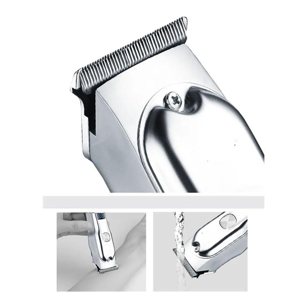 EWKYLSEM Professional USB Hair Clipper Men Cordless Barber for Cutting Kit with T-Blade Trimmer Beard Beauty and Personal Care EWKYLSEM