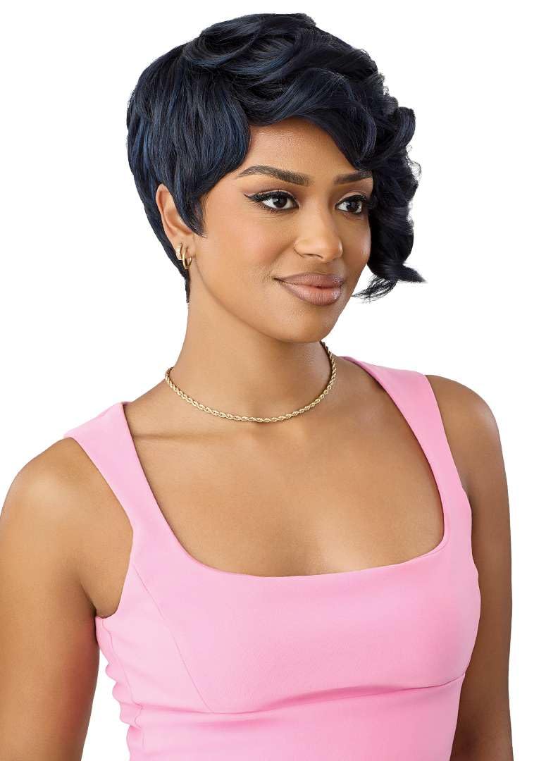 Outre Wigpop Synthetic Full Wig - POP 7 (OFF BLACK 1B)