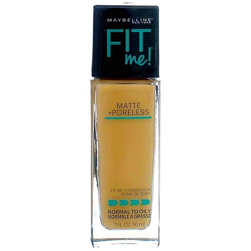 Maybelline New York Fit Me Matte Plus Pore Less Foundation Makeup, Pure Beige, 1 Fluid Ounce Beauty & Personal Care MAYBELLINE