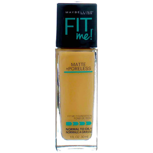 Maybelline New York Fit Me Matte Plus Pore Less Foundation Makeup, Pure Beige, 1 Fluid Ounce Beauty & Personal Care MAYBELLINE