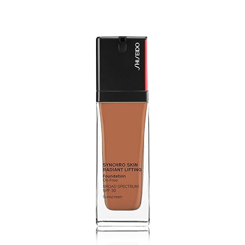 Shiseido Synchro Skin Radiant Lifting Foundation SPF 30, 450 Copper - 30 mL - Medium-to-Full, Buildable Coverage - 24-HR Hydration - Transfer, Crease Beauty & Personal Care Shiseido