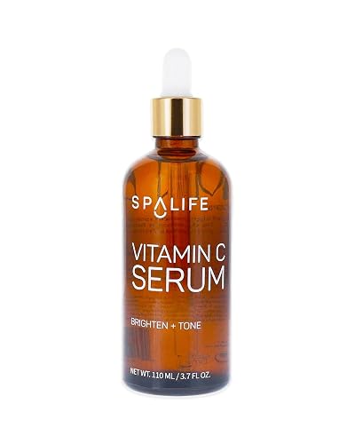 Spa Life Face Serum: Revitalizing and Tone Vitamin C Serum 110 ML (3.7 oz) Beauty & Personal Care SpaLife
