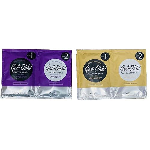 Avry Beauty Jelly Spa Pedicure Set Gel-Ohh Combo (LAVENDER & MILK & HONEY) Beauty & Personal Care AVRYBEAUTY