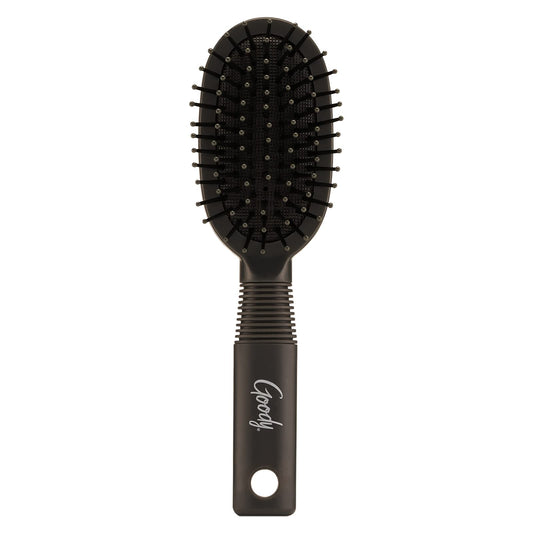 Goody Mini Cushion Hair Brush - Oval Travel Hairbrush for All Hair Types, Tangles Knots With Ease Without Tears or Breakage - Pain-Free Hair Beauty & Personal Care GOODY