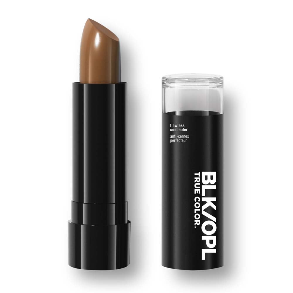 BLK/OPL Flawless Perfecting Concealer, Long-Lasting Face Concealer Stick with Buildable Coverage for Dark Spots, Blemishes & Scars - Creamy Color