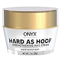 Onyx Professional Hard as Hoof Nail Strengthening Cream, Coconut Scent - Nail Growth and Conditioning Cuticle Cream Stops Splits, Chips, Cracks Beauty & Personal Care Onyx Professional
