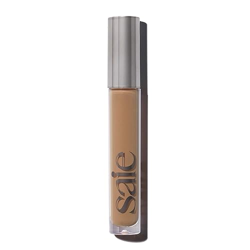 Saie Hydrabeam Under Eye Brightener - Sheer + Hydrating Concealer with Glycerin, Squalane + Cucumber Extract - Brightening Under Eye Concealer + Beauty & Personal Care Saie
