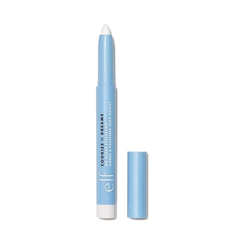 e.l.f. Cookies 'N Dreams No Budge Shadow Stick, Longwear, Smudge-Proof Eyeshadow With Built-In Sharpener, Limited Edition Shade, Sweet Cream Beauty & Personal Care e.l.f.