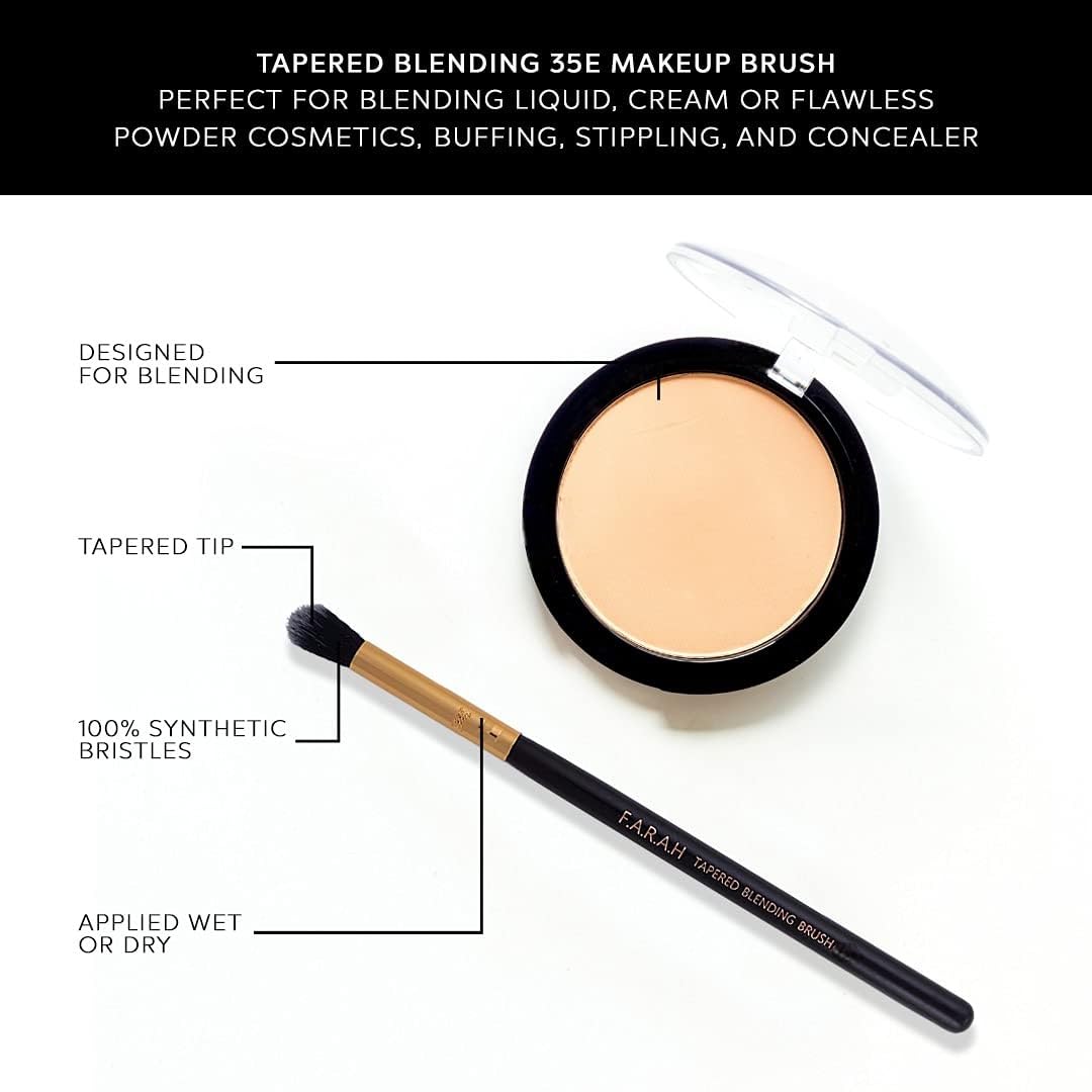 F.A.R.A.H Premium 65E Large Shading Makeup Foundation Blending Buffing Blush Face Cosmetics Professional Soft Brush Beauty & Personal Care F.A.R.A.H
