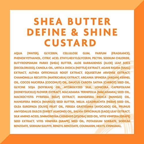Cantu Natural Hair Define & Shine Custard 12 Ounce Jar (354ml) (2 Pack) Beauty & Personal Care Cantu