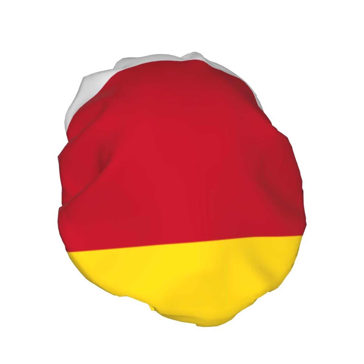 North Ossetia Flag Prints Shower Cap Double Layer Lined Waterproof Bathing Shower Hat Beauty and Personal Care Hayyett