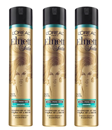 L'Oréal Paris Elnett Satin Extra Strong Hold Hairspray - Unscented, 3 Count