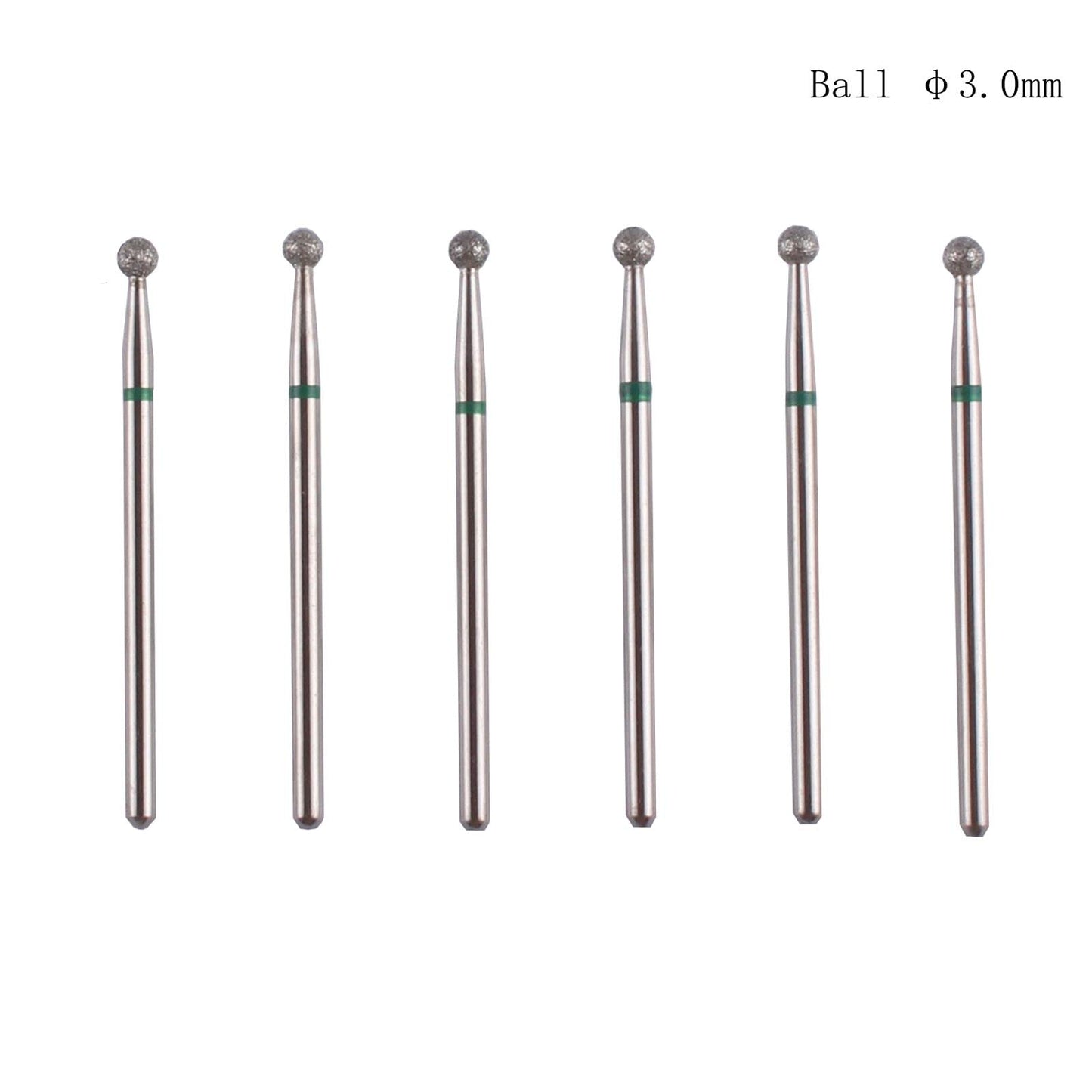 MZCMSL 6pcs Ball Head Cuticle Nail Drill Bits for Nail Prep,3/32 Shank Electric Nail Tool (?3.0mm) Beauty & Personal Care MZCMSL