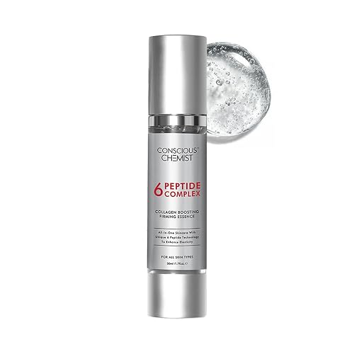 Conscious Chemist 6 Peptide Face Serum - Collagen-Boosting, Firming & Hydrating - With Niacinamide & Hyaluronic Acid - Anti-Aging Serum for Fine Lines Beauty & Personal Care Conscious Chemist