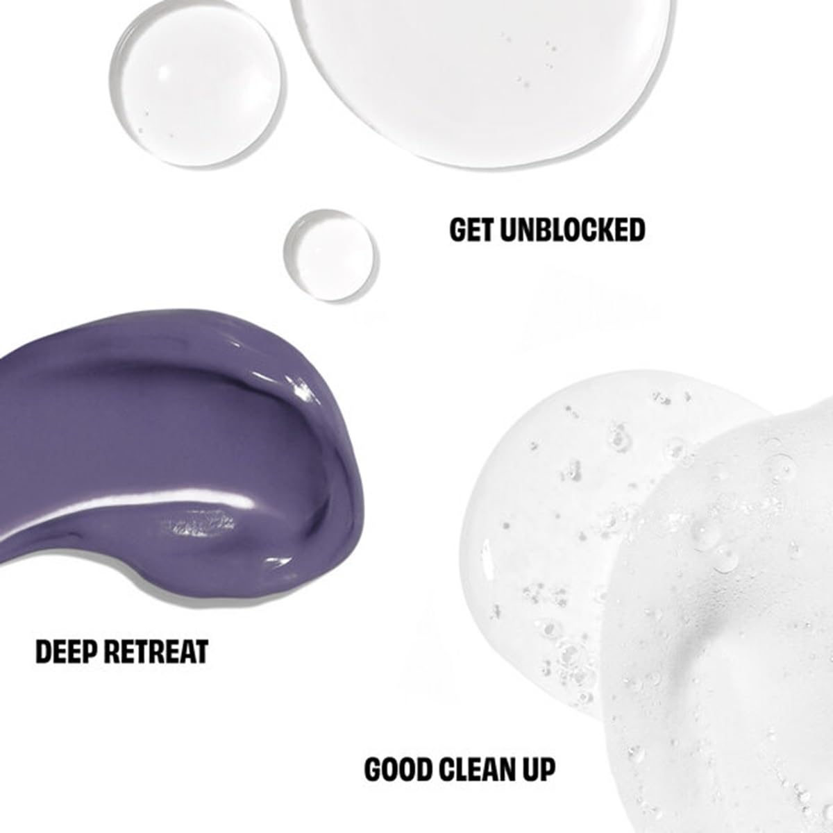 The Clear Necessities Cleansing oil, foaming cleanser, and clay mask value set. Beauty & Personal Care Benefit