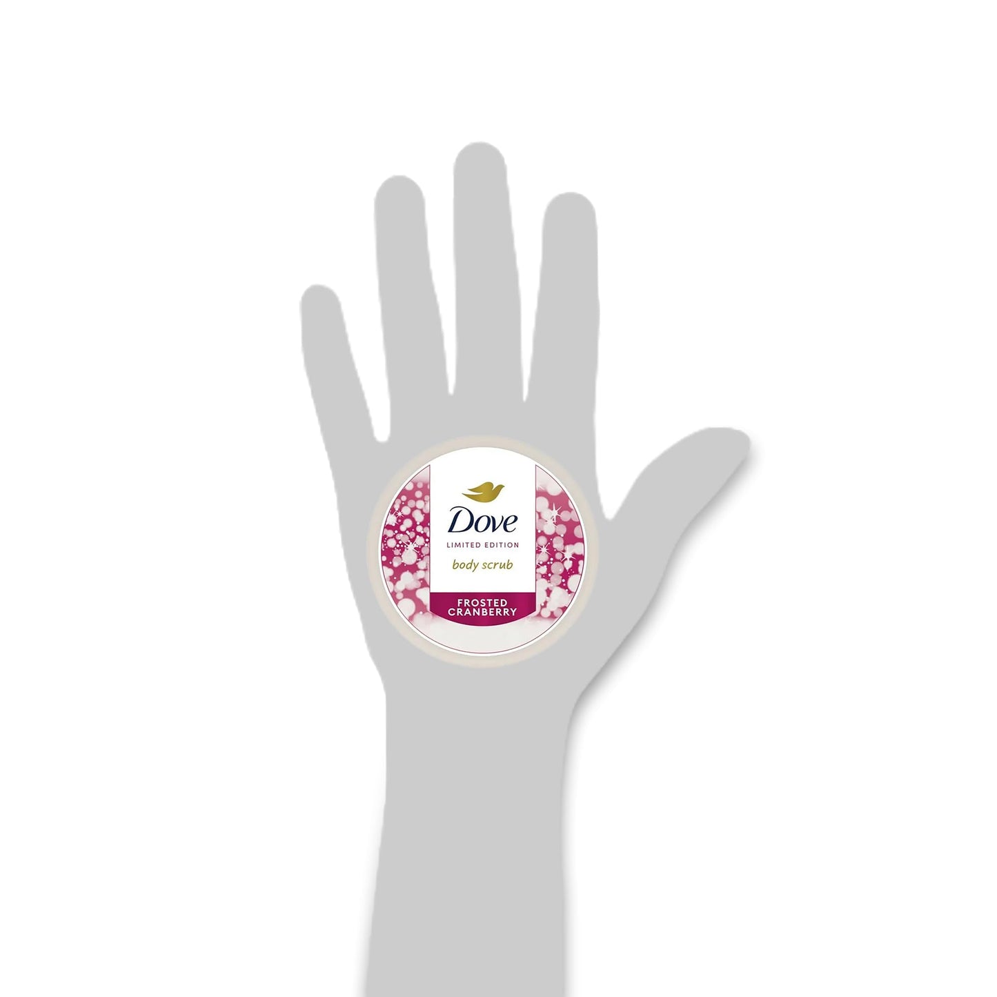 Dove Frosted Cranberry Body Scrub, Exfoliating Body Polish, PETA Approved Vegan Body Exfoliator, Moisturizing Skin Care Scrub, 3.5 oz Beauty & Personal Care Dove