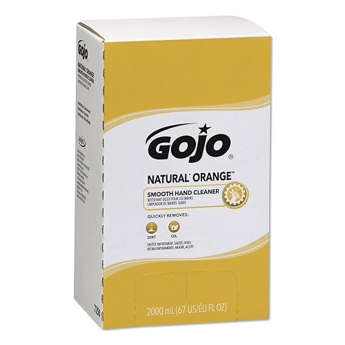 GOJO 2000 mL Refill White Natural* Orange Citrus Scented Heavy Duty Hand Cleaner Beauty & Personal Care GOJO