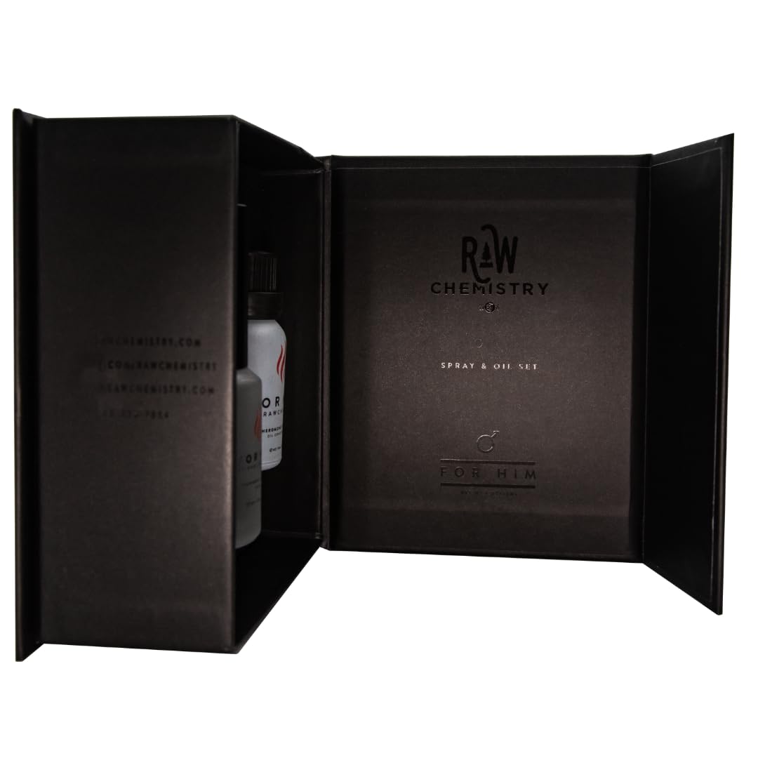 RawChemistry for Him Set - A Pheromone Infused Cologne Gift Set - Bold, Extra Strength Formula Beauty & Personal Care RawChemistry