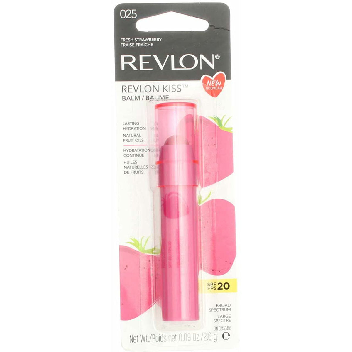 Revlon Fresh Lip Balm Strawberry & Crisp Apple (Pack of 2) Beauty & Personal Care REVLON