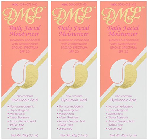 DML Facial Moisturizer SPF 25 1.50 oz (Pack of 3) Beauty & Personal Care DML