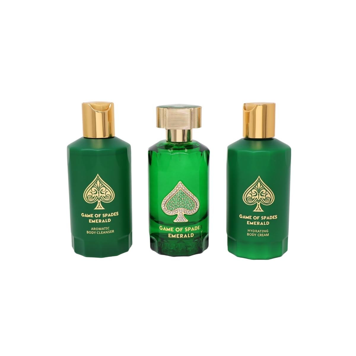 Jo Milano Diamond Edition Paris Game of Spades EMERALD 8PCS GIFT SET spray for Unisex (FRAGRANCE EXPERT'S EXCLUSIVE) Beauty & Personal Care Jo Milano