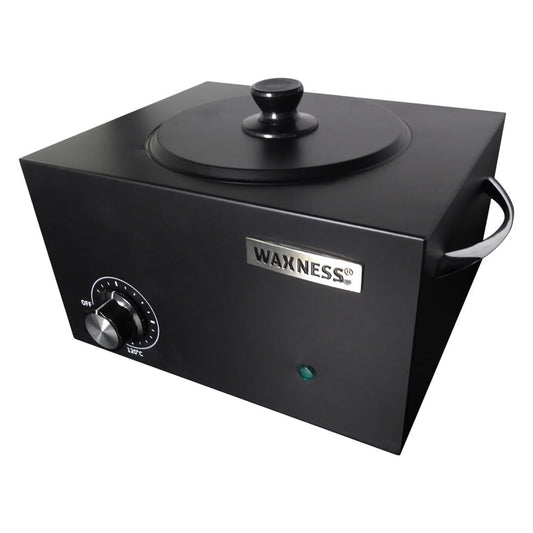 Waxness WN-6003 Elite-Series Large Professional Wax Heater Matte Black, 5.5 lb Capacity, Electronic Temperature Control, 300W, for Professional Use Beauty and Personal Care Waxness