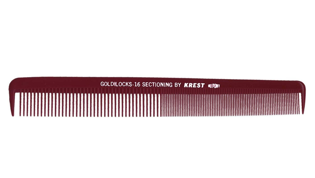 Krest Goldilocks #g16 * 8-1/2 Sectioning Teeth Styler Comb by Goldilocks