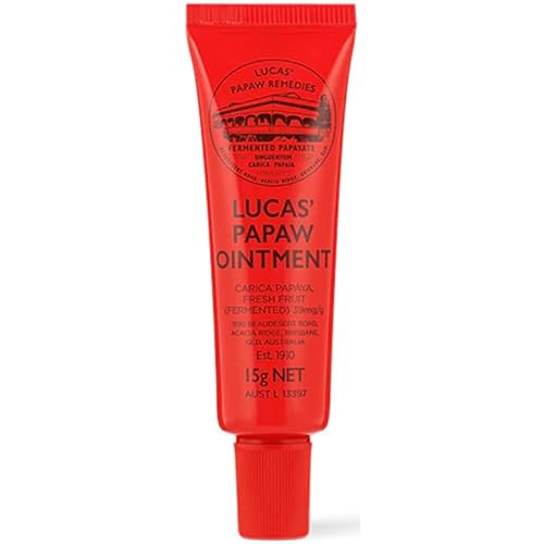 Lucas Papaw Ointment - 15g Tube with Lip Applicator - Multi-Purpose Balm for Chapped Lips, Minor Burns, Sunburn, Cuts, Insect Bites, and Diaper Rash Beauty & Personal Care Lucas Papaw