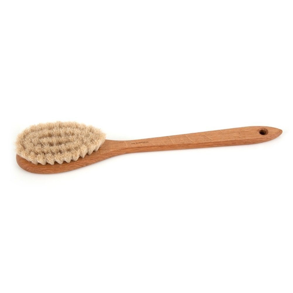 IRIS Horsehair Oak Bath Brush - Gentle Cleansing - Bath & Body Beauty and Personal Care Iris Ohyama