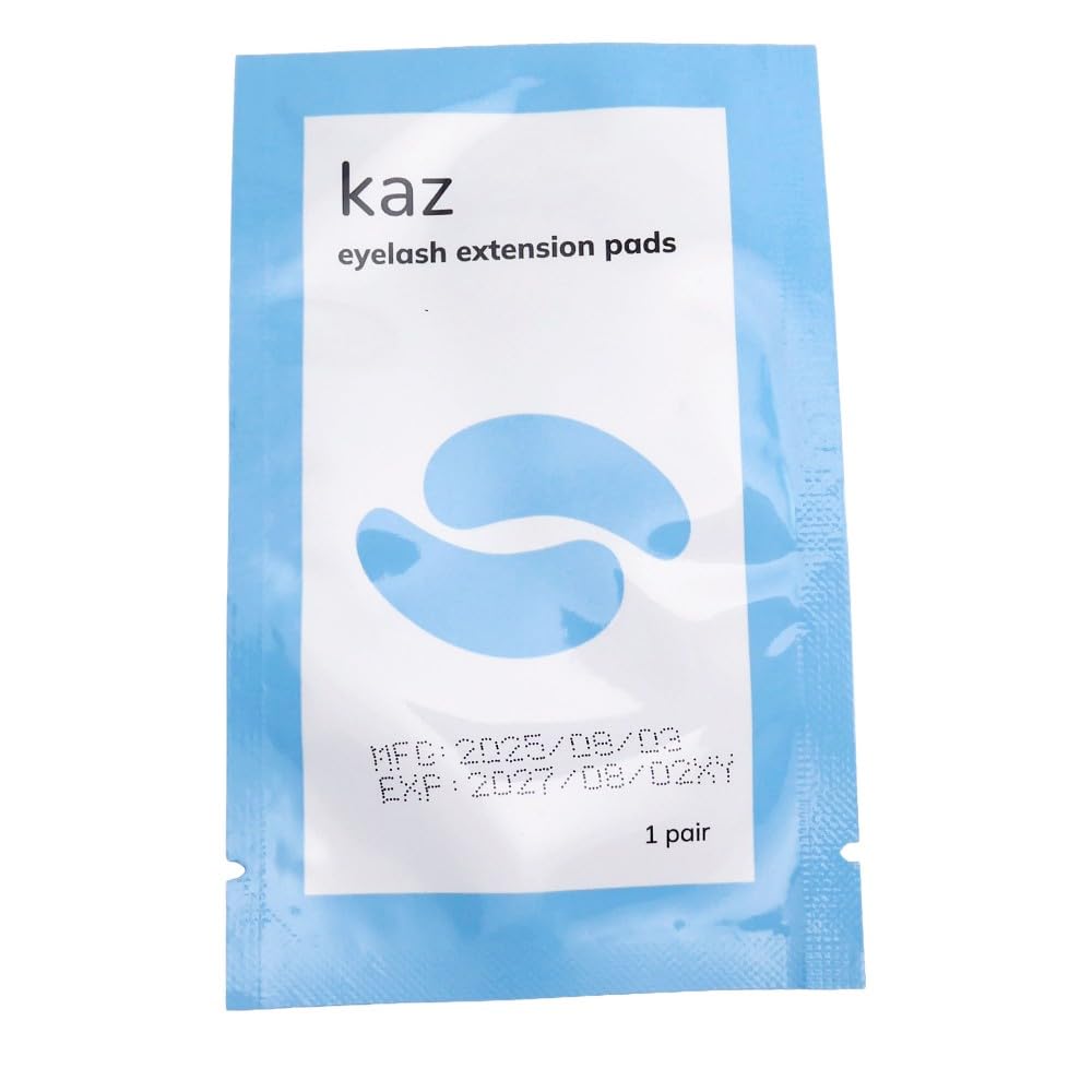 Waxness Kaz Eyelash Extension Protection Pads Hydrogel Under Eye Pads for Lash Extensions & Tinting, 100 Pairs - Professional Skin Care Beauty and Personal Care Waxness