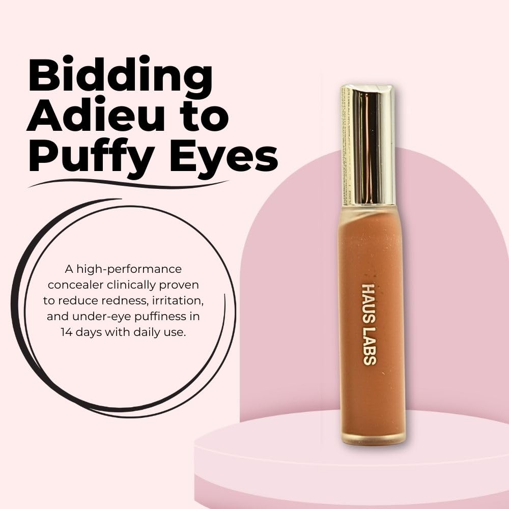 Haus Labs Triclone Skin Tech Hydrating + De-puffing Concealer with Fermented Arnica - 42 Medium Deep Neutral Beauty & Personal Care Haus Laboratories