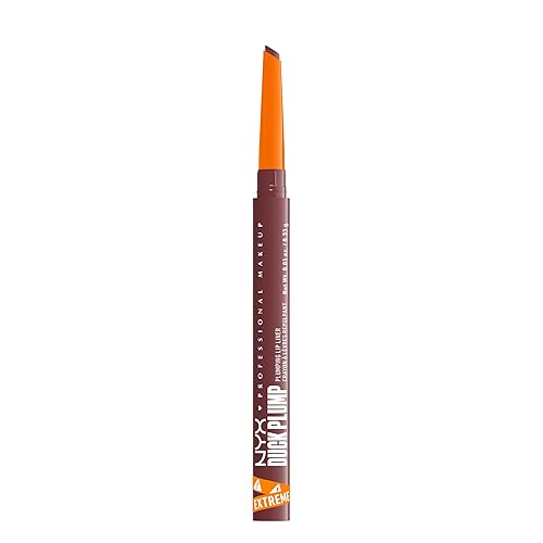 NYX PROFESSIONAL MAKEUP Duck Plump Plumping Lip Liner, Matte Pencil With Up To 10HR Wear, Fill Em In (Pink Lip Liner) Beauty & Personal Care NYX PROFESSIONAL MAKEUP